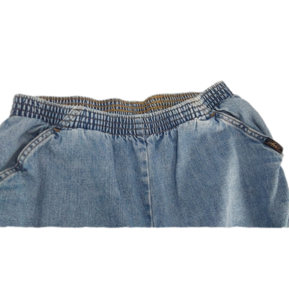 Vintage Elastic High Waist Mom Jeans - Picture 7 of 7